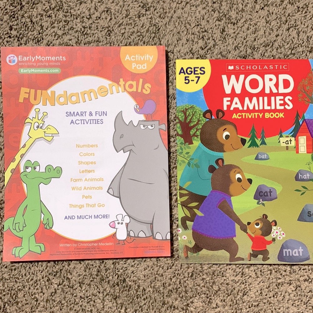 🌹🌹Preschool activity books 5-7 Y